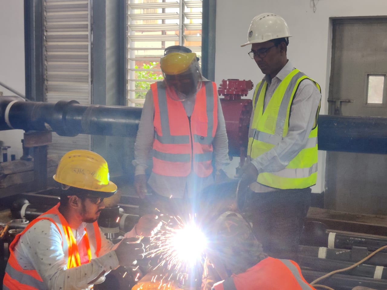 Fabrication Works of 65,25,10 MMSCFD at Royal Yard, Bhulta 