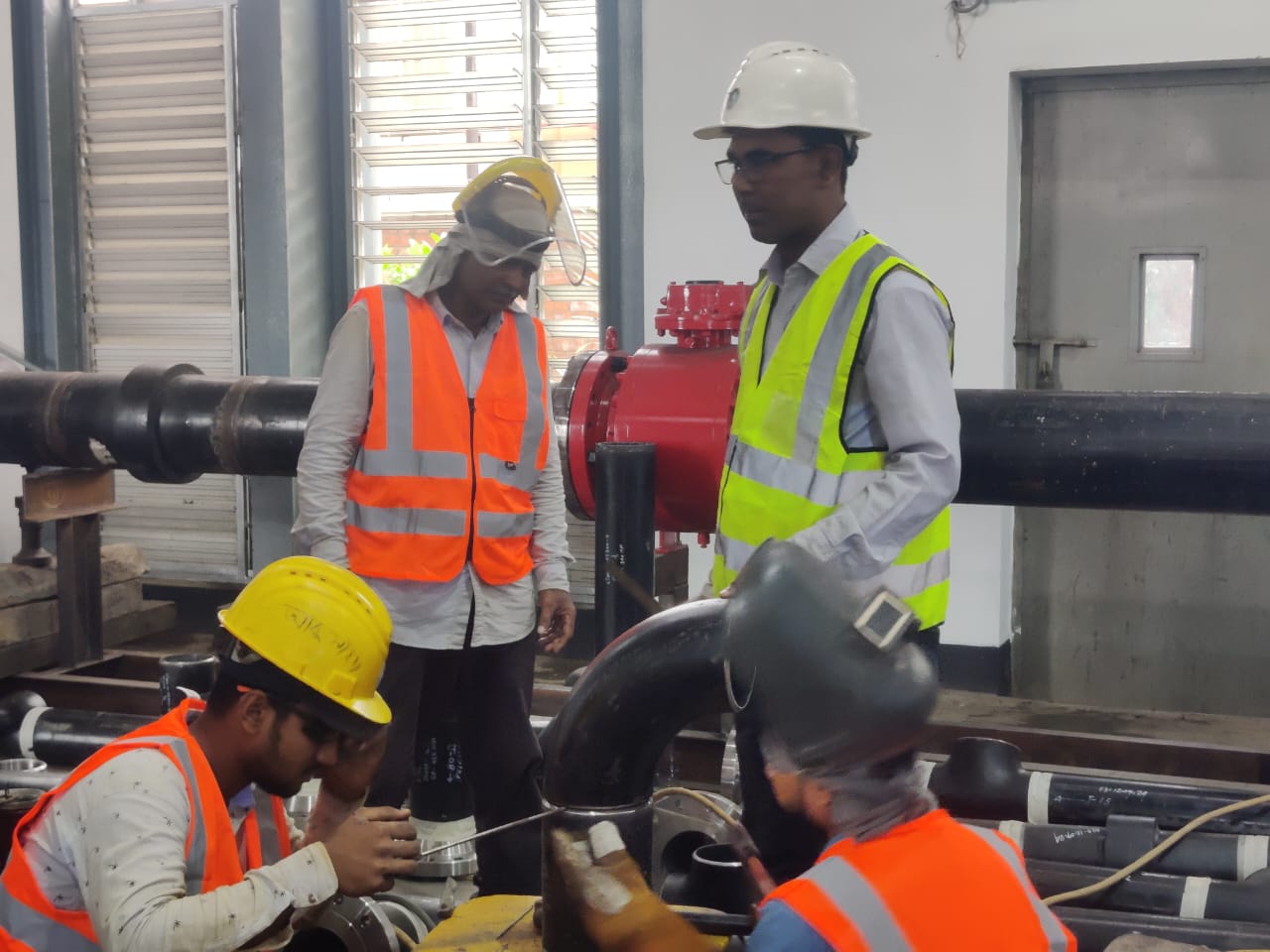 Fabrication Works of 65,25,10 MMSCFD at Royal Yard, Bhulta 